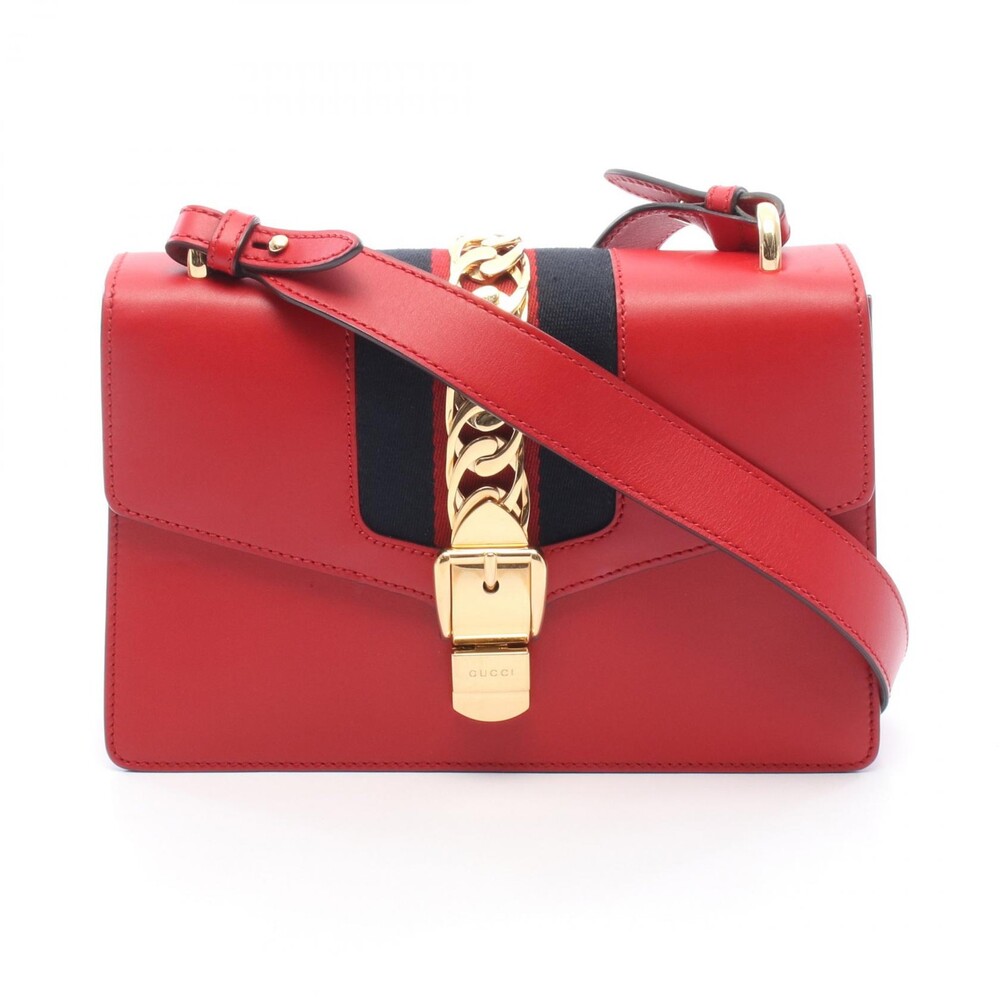 Gucci Sylvie Small Webline Shoulder Bag #293969G75B